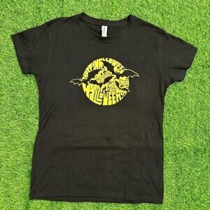 Happy halloween bats graphic tee